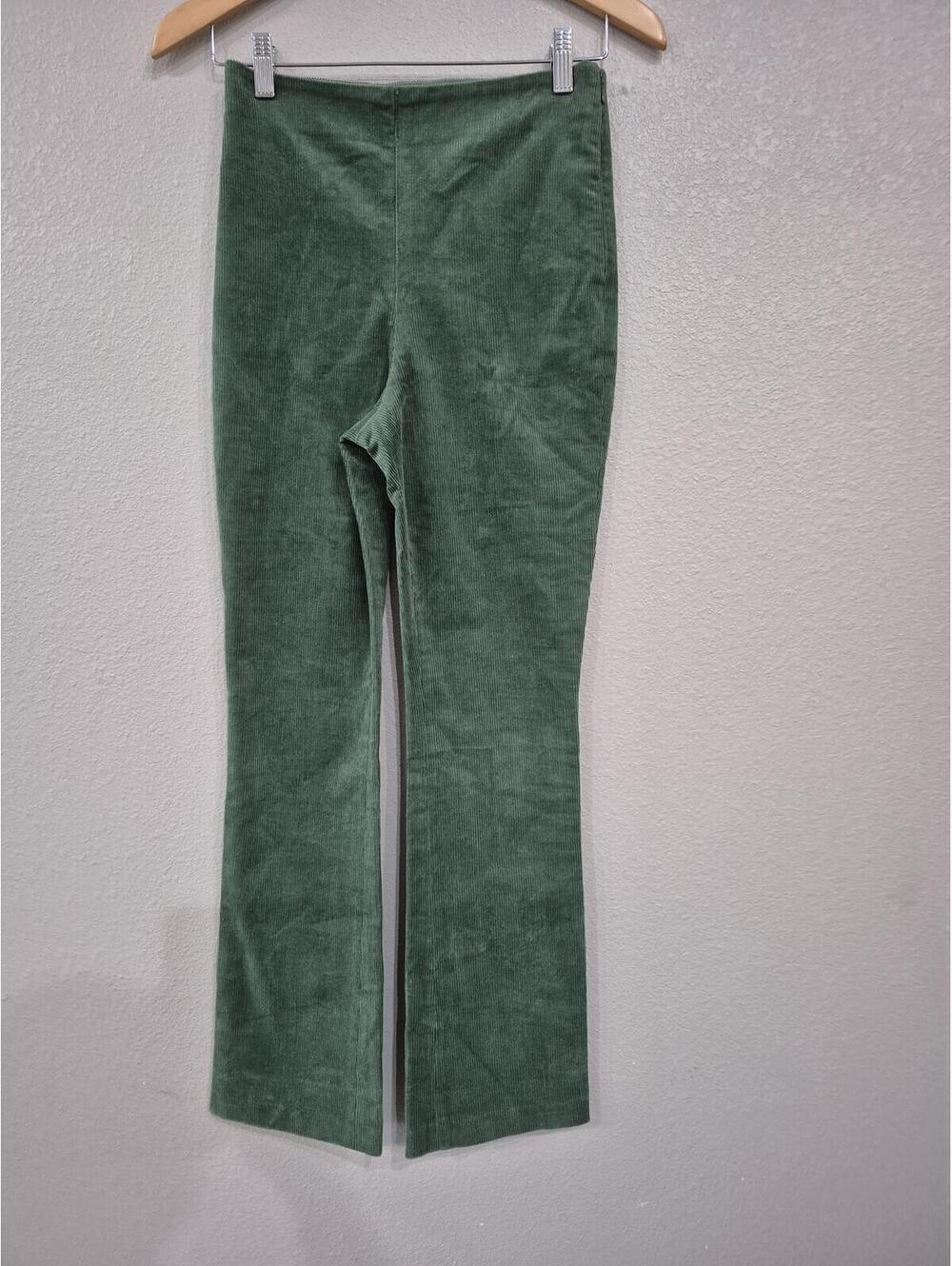 Tuckernuck Courduroy Green womens pants size small - Picture 2 of 5